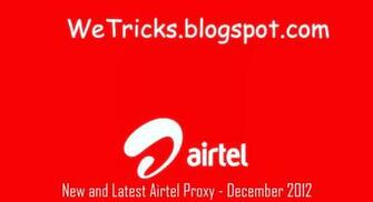 New And Airtel Proxy December We Tricks