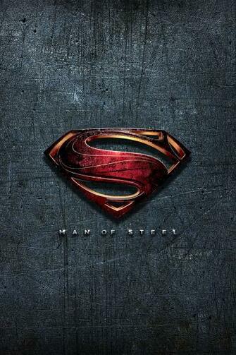 Man Of Steel Superman Wallpaper Logo