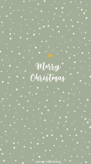 Preppy Christmas Wallpaper Ideas Merry Sage Green