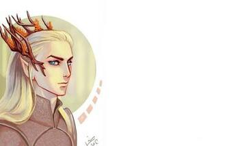 Wallpaper Elf Art White Background Thranduil King