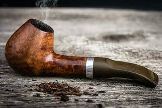 Pipe And Tobacco Background