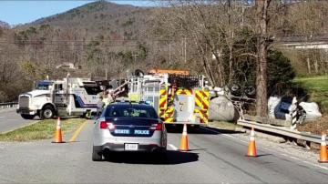 Tractor Trailer Crash Raises Questions About Safety On Route