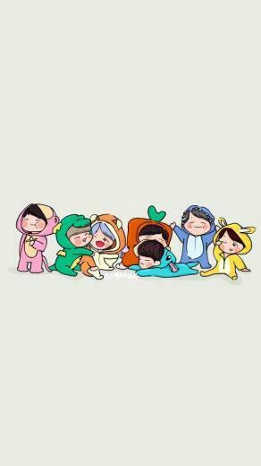 So Cute Bts 4th Muster Group In Chibi
