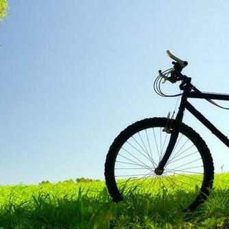 Black Bike In Nature Jpg