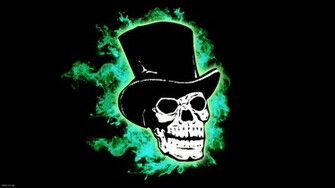 Cool Green Skull Wallpaper Scream Dark Tattoos