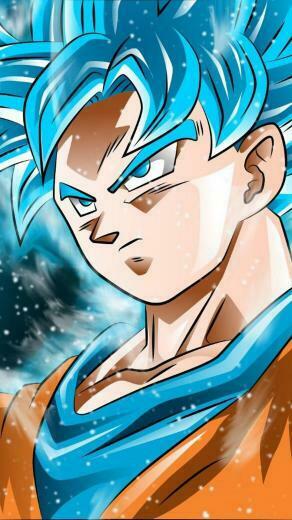 iPhone Wallpaper Goku Ssj Blue 3d