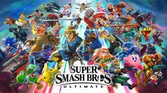 High Resolution Smash Bros Ultimate Artwork Wallpaper