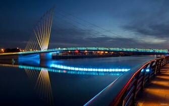 High Tech Buildings HD Desktop Wallpaper
