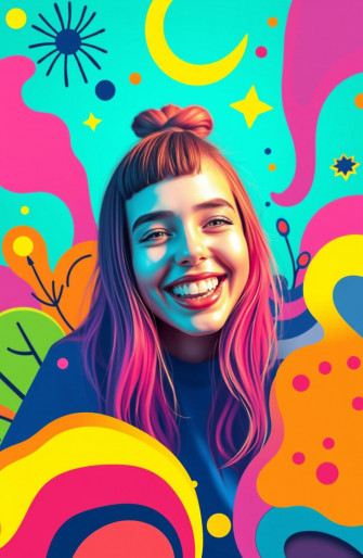 Billie Eilish Smiling Wallpaper