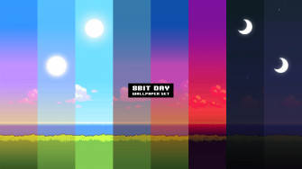 This Cool Retro Desktop Wallpaper Changes Throughout The Day