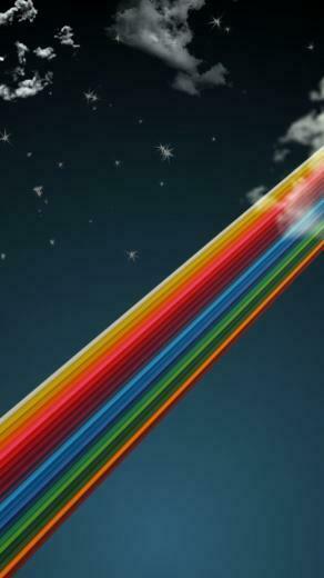 Rainbow In The Sky Daily iPhone Wallpaper