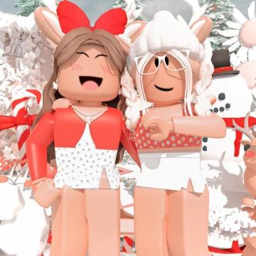 Bff Selfie Roblox Christmas Cute Wallpaper