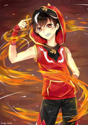 Boboiboy Blaze By Daisy Artz