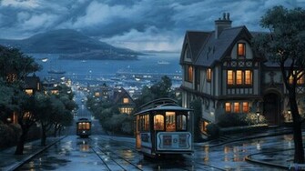 San Francisco Wallpaper The Golden Area Through