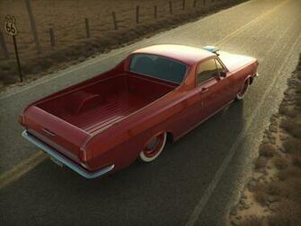 Red Single Cab Pickup Truck Car Route Depth Of Field Volga
