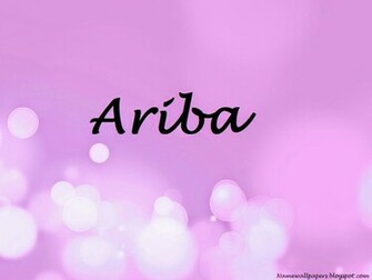Wallpaper Ariba Name Urdu Meaning Image Logo