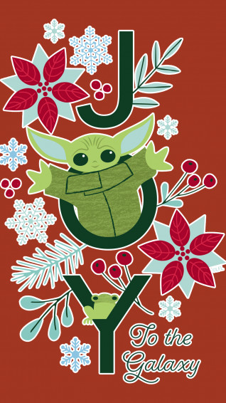 Mandalorian The Child Christmas Winter HD Wallpaper For Phones