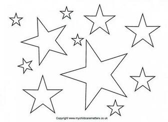 Stars Outlines Printables Star Outline Image Greeting Cards