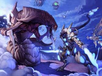 Starcraft Zerg Wallpaper Protoss