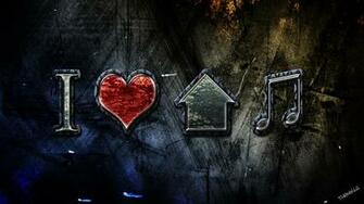I Love House Music Wallpaper