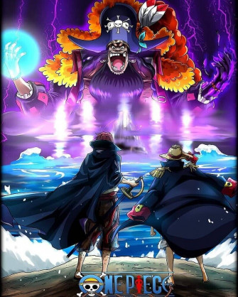 Wall Mural One Piece End Blackbeard Luffy Photo Wallpaper
