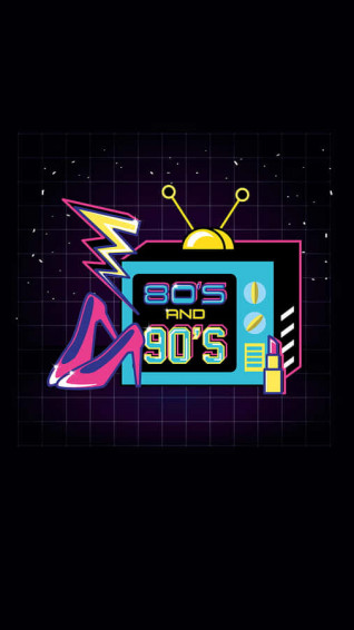 90s Black Wallpaper