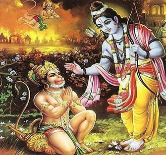 Hindu God Ram Hanuman Tashan On Rediff S