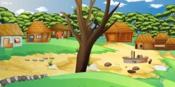 A Beautiful Village Background Present By Future