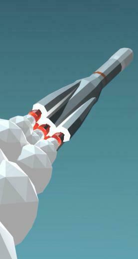 Low Poly Rocket iPhone Wallpaper Tags Art Blast Off