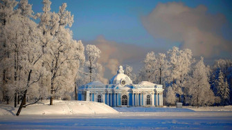 Beautiful Snowy Russian Winter HD Wallpaper Volganga