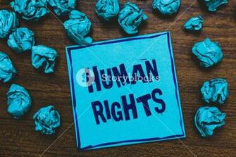 Word Writing Text Human Rights Business Concept For Moral
