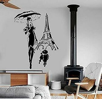 Amazon Wall Vinyl Decal Travel Paris Eiffel Tower Fashion