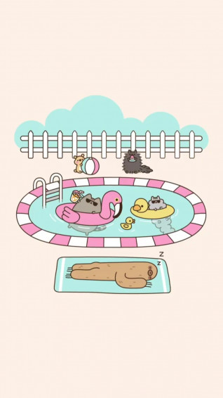 On X Really Cute Wallpaper Of Pusheencat