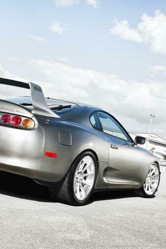 Toyota Supra Wallpaper Grey For iPhone
