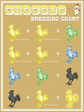 Chocobo Breeding Chart By Paterack