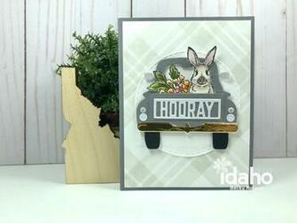 Inking Idaho Truckin Through The Seasons Easter Card