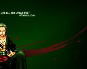 Samurai One Piece Roronoa Zoro HD Wallpaper Desktop