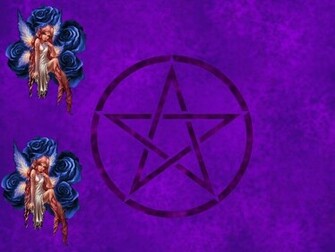 Faerie Pentacle Computer Background Art I Have Created