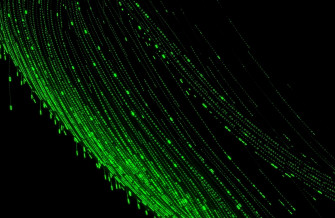 Matrix Binary Code Falling Wallpaper