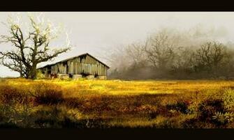 Old Barn Wallpaper