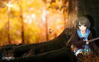 Anime Peaceful Forest Stump HD Wallpaper By Bakahp
