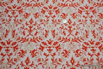 Listing 1960s Vintage Wallpaper Red And Pink
