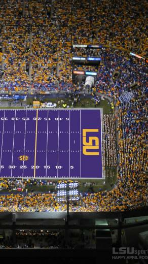 Tiger Stadium Death Valley iPhone Wallpaper