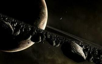 Asteroid Belt Wallpaper Astronomy Saturn Planet HD