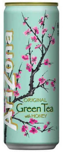Arizona Tea Background Green Honey Tins