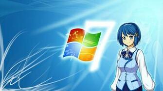 Anime Windows Girl Wallpaper