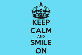 Keep Calm And Smile On Carry Image Generator
