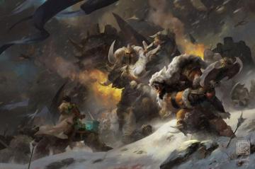 Rise Of The Frostwolf Kan Liu 666k Painting Process