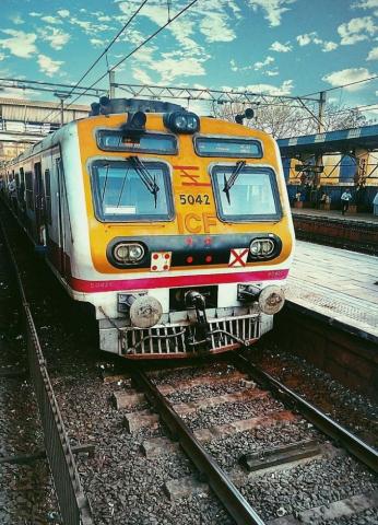 City Mumbai Train Photography Indian Railway