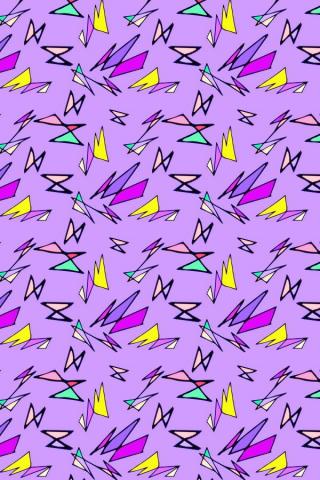 Colorful Fabrics Digitally Printed By Spoonflower Wacky 80s